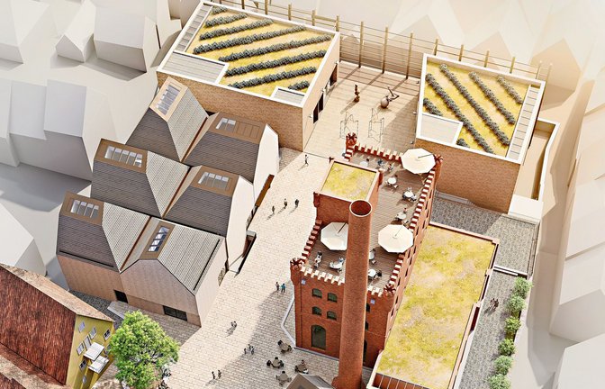 So soll das  Kunsthallen-Areal künftig aussehen.<span class='image-autor'>Foto: Würth
/
/Henning Larsen Architects</span>