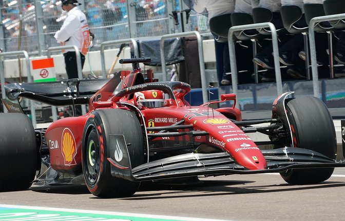 Ferrari-Pilot Charles Leclerc sicherte sich in Miami die Pole Position.<span class='image-autor'>Foto: Hasan Bratic/dpa</span>