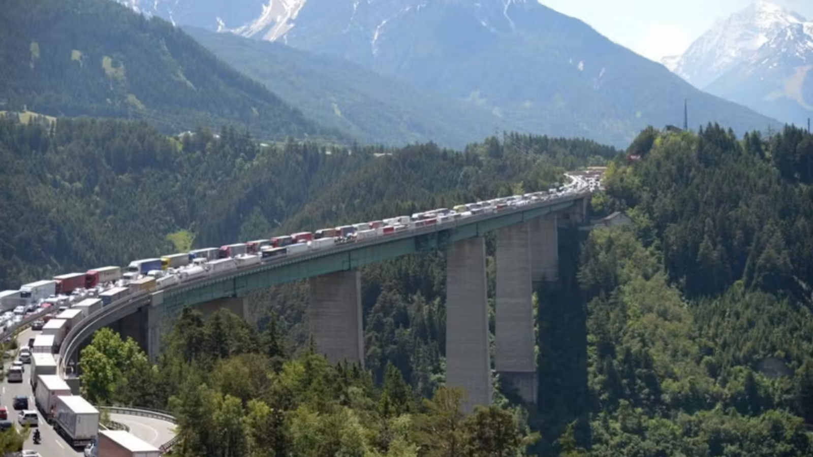 Stau am Brenner (Archiv).Foto: dpa