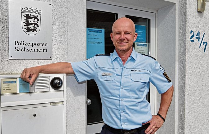 Bernd Nagel ist der neue Leiter des Sachsenheimer Polizeipostens.  Foto: Kalb