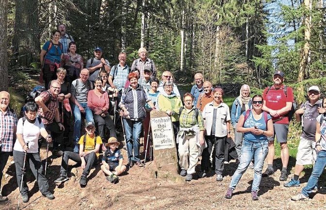 Im wildromantischen Monbachtal sind fast 40 Wanderer des TV Sersheim unterwegs.  Foto: p