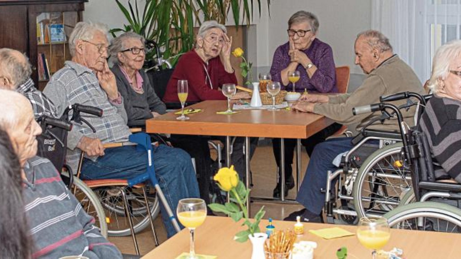 Neujahrsempfang im Haus am Schlösslesgarten in Hochdorf.  Foto: p