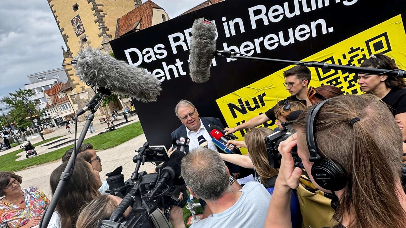 Für den Reutlinger Oberbürgermeister Thomas Keck ist die Werbekampagne ein voller Erfolg gewesen.Foto: privat Für den Reutlinger Oberbürgermeister Thomas Keck ist die Werbekampagne ein voller Erfolg gewesen.Foto: privat