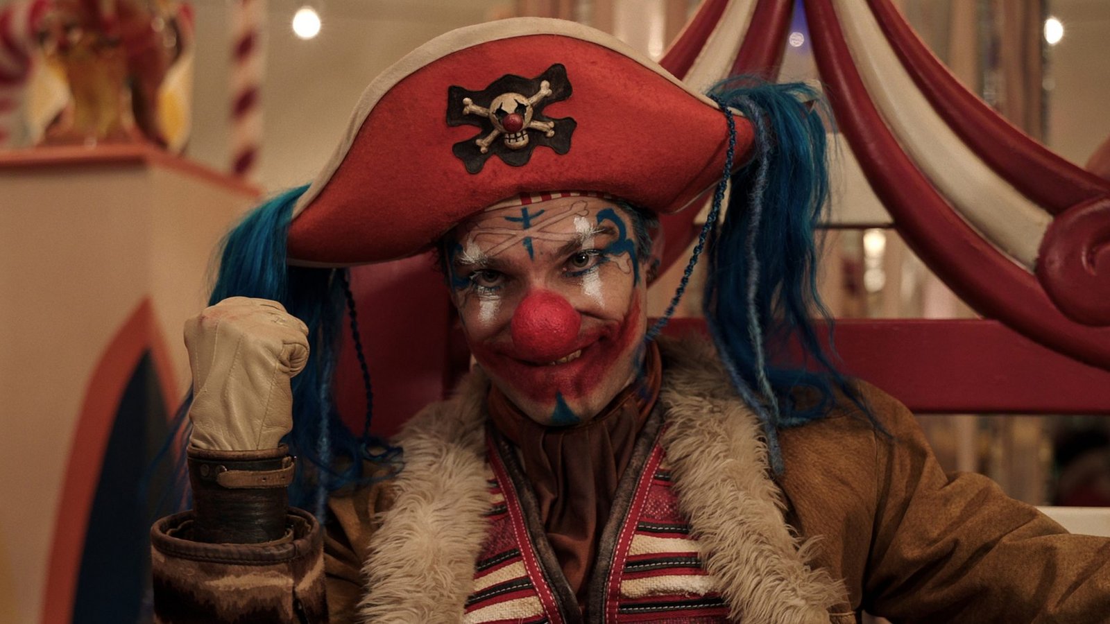 Jeff Ward als Buggy in Staffel 2 von One Piece.Foto: Netflix Jeff Ward als Buggy in Staffel 2 von One Piece.Foto: Netflix