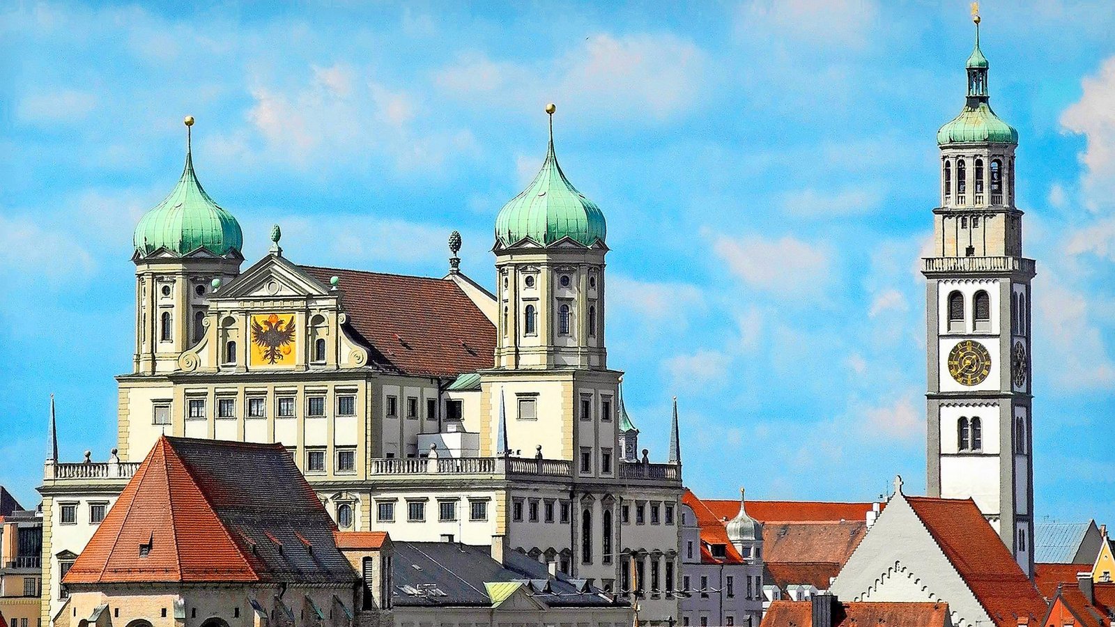 Das Rathaus und der PerlachturmFoto: Regio Augsburg Tourismus GmbH/ Rudolf Grillhiesl/Regio Augsburg Tourismus/ Rudolf Grillhiesl Das Rathaus und der PerlachturmFoto: Regio Augsburg Tourismus GmbH/ Rudolf Grillhiesl/Regio Augsburg Tourismus/ Rudolf Grillhiesl