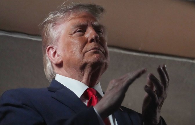 US-Präsident Trump feiert an diesem Sonntag seinen 80. Geburtstag. (Archivbild)<span class='image-autor'>Foto: Mark Schiefelbein/AP/dpa</span>
