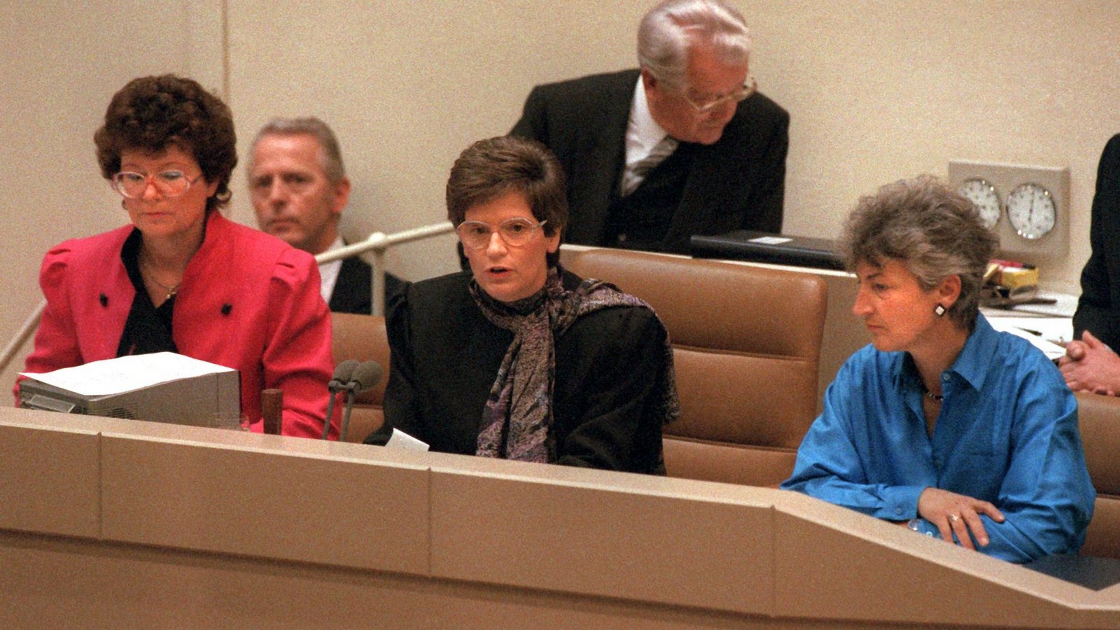 Rita Süssmuth (CDU) war nach Annemarie Renger (SPD) die zweite Frau an der Spitze des Deutschen Bundestags. (Archivfoto)Foto: Wolfgang Eilmes/dpa