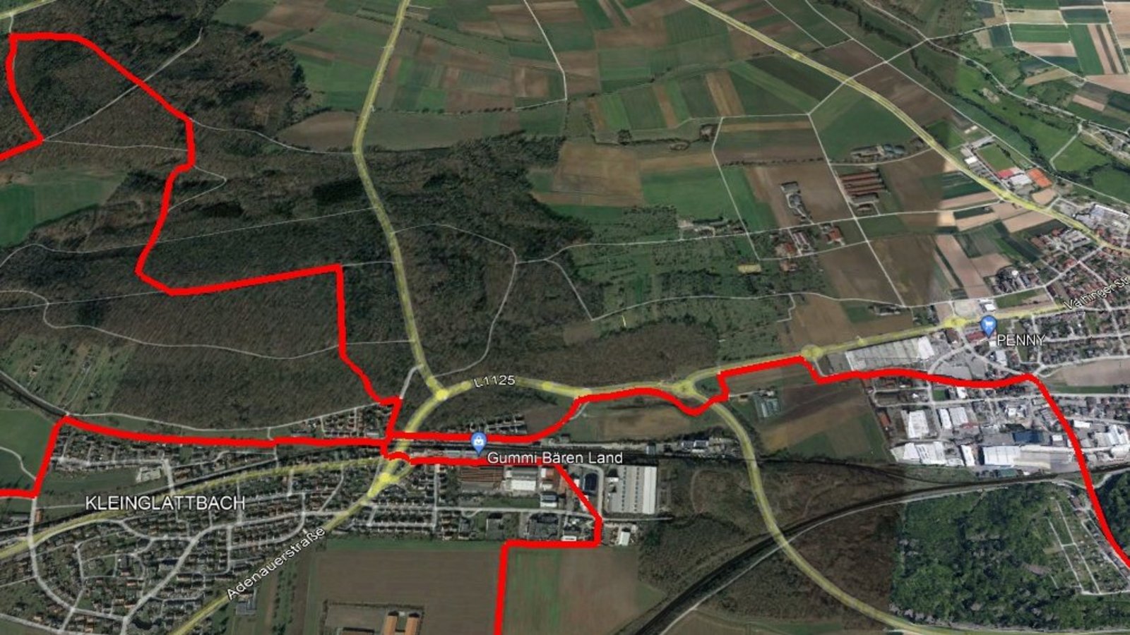 Die Karte zur Wandertour zeigt den ganzen Rundweg.