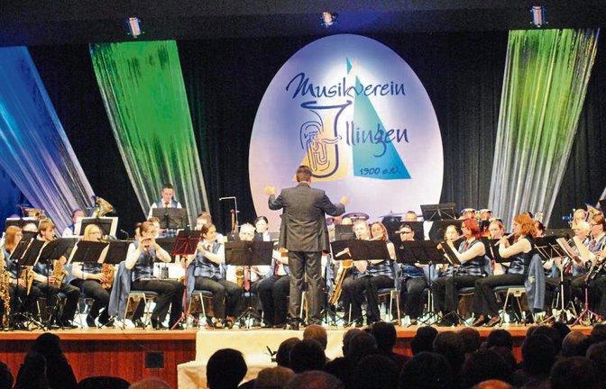 Das Große Blasorchester des Musikvereins Illingen. Fotos: Stahlfeld