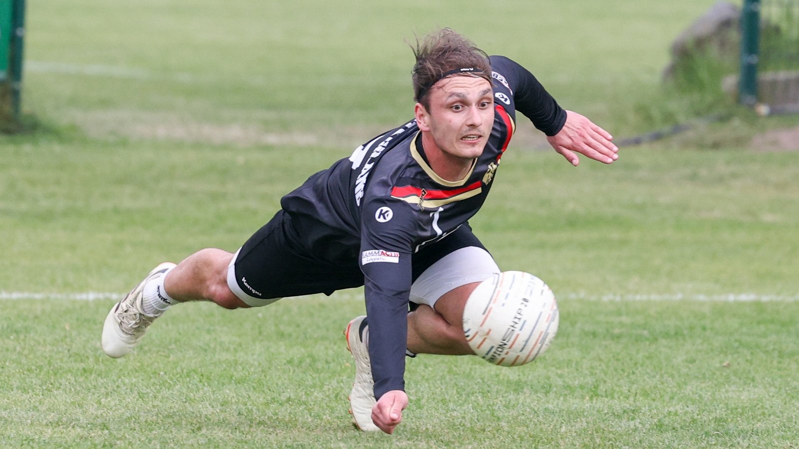 Jaro Jungclaussen bestreitet den Lehrgang der Nationalmannschaft in Brettorf. Foto: Deutsche Faustball-Liga/Spille