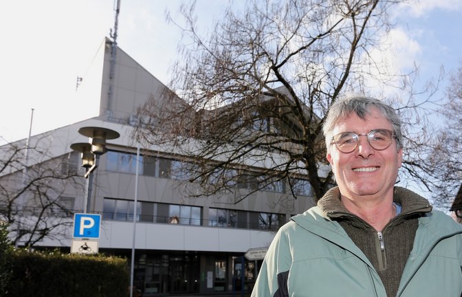 Armin Pioch freut sich über die gelungene Rathaussanierung, die im Sommer zum Abschluss kam.