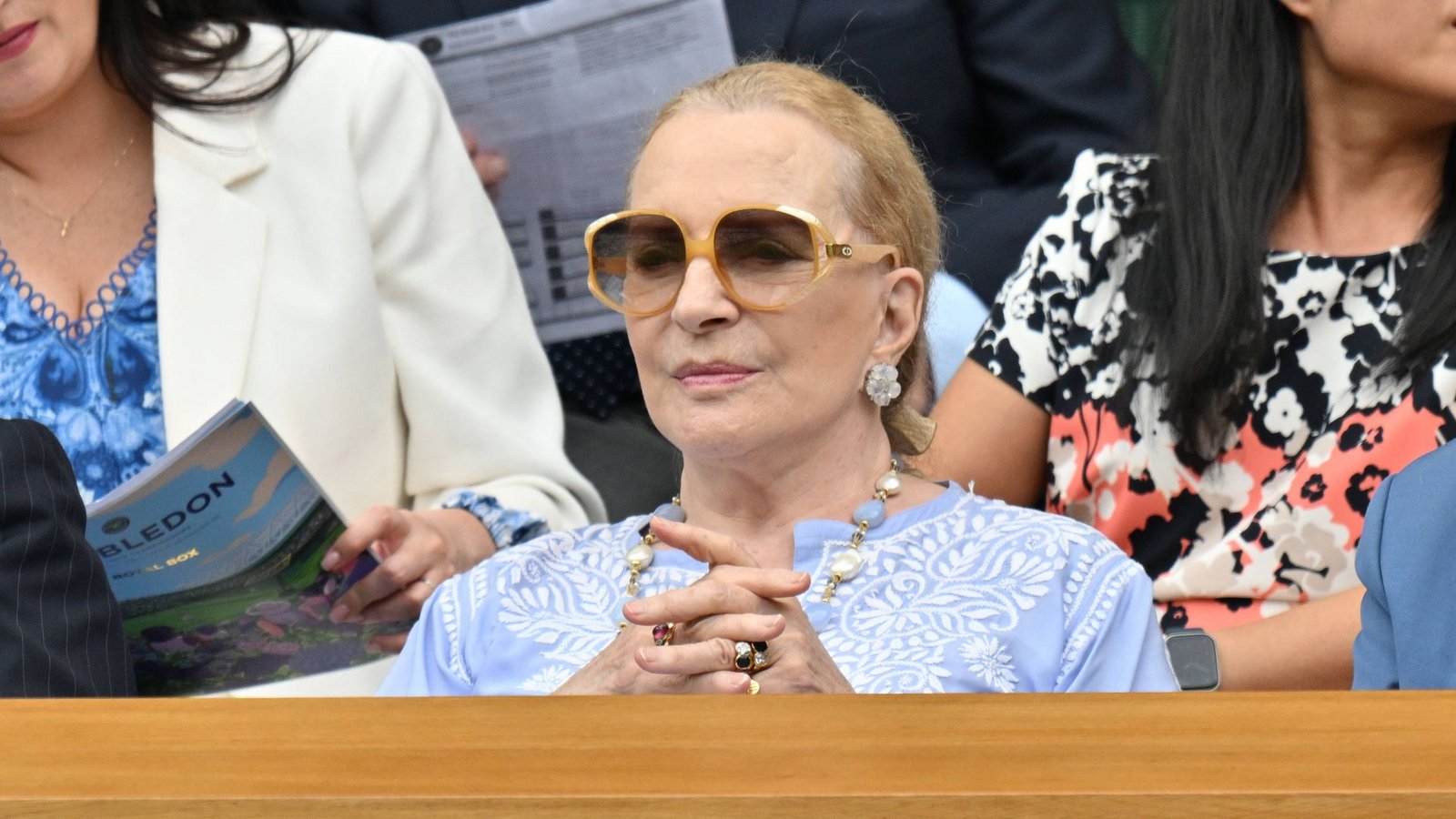 An Tag zwei saß auch Marie Christine von Reibnitz in der „Royal Box“ – in England ist sie als Princess Michael of Kent bekannt. Prinz Michael ist ein Cousin der verstorbenen Queen.Foto: IMAGO/Anadolu Agency