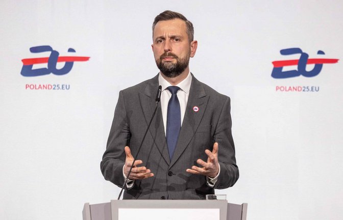 Polens Verteidigungsminister Wladyslaw Kosiniak-Kamysz (Archivbild)<span class='image-autor'>Foto: AFP/WOJTEK RADWANSKI</span>