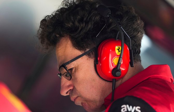 Nach Medienberichten wird sich Ferrari von Teamchef Mattia Binotto trennen.<span class='image-autor'>Foto: Manu Fernandez/AP/dpa</span>