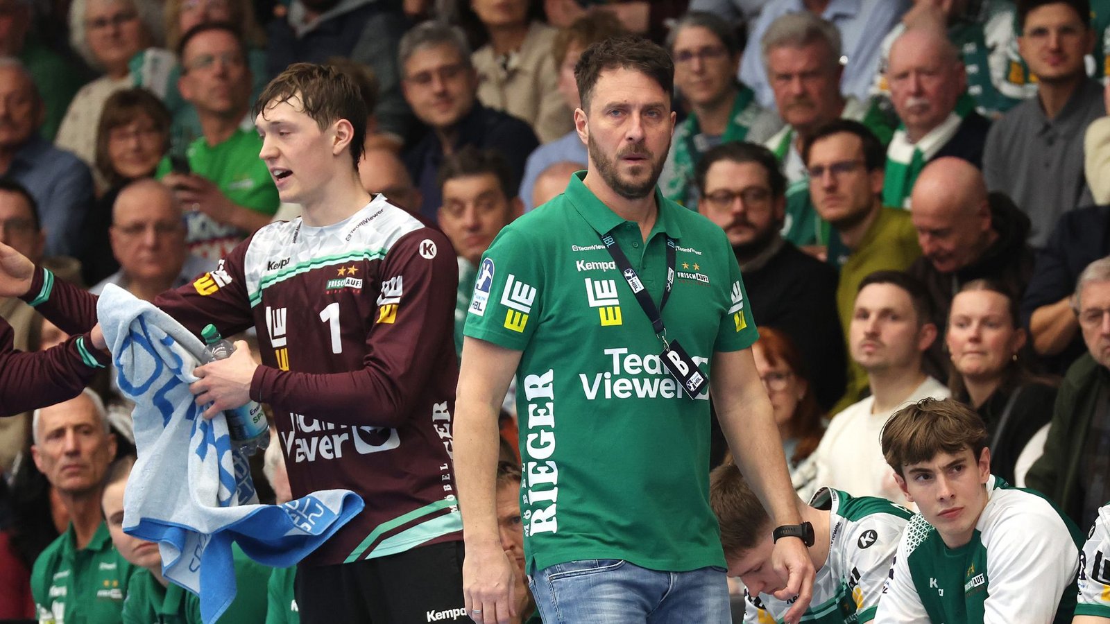 Frisch-Auf-Coach Ben Matschke.Foto: Pressefoto Baumann Frisch-Auf-Coach Ben Matschke.Foto: Pressefoto Baumann