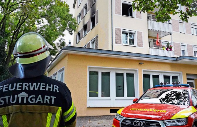 Nach einer Stunde war der Brand am frühen Morgen gelöscht.<span class='image-autor'>Foto: Fotoagentur Stuttgart/Rosar</span>