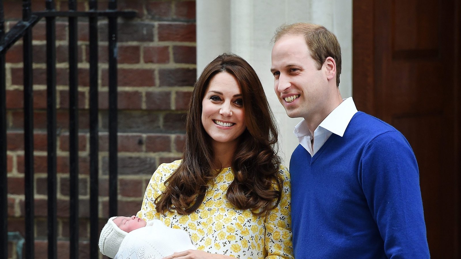 2015: Am 2. Mai wird Georges jüngere Schwester, Charlotte Elizabeth Diana, geboren.Foto: picture alliance/dpa/epa | Andy Rain