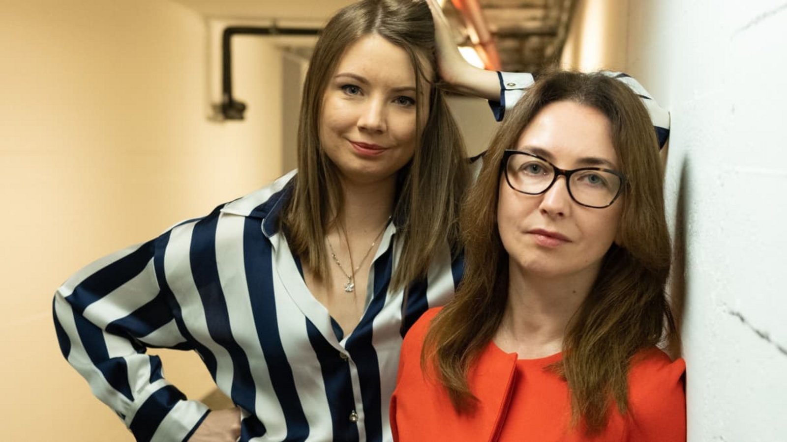 Künstlerische Heimat in Stuttgart: die ukrainischen Dramatikerinnen Maryna Smilianets (links) und Luda Tymoshenko.Björn Klein Künstlerische Heimat in Stuttgart: die ukrainischen Dramatikerinnen Maryna Smilianets (links) und Luda Tymoshenko.Björn Klein