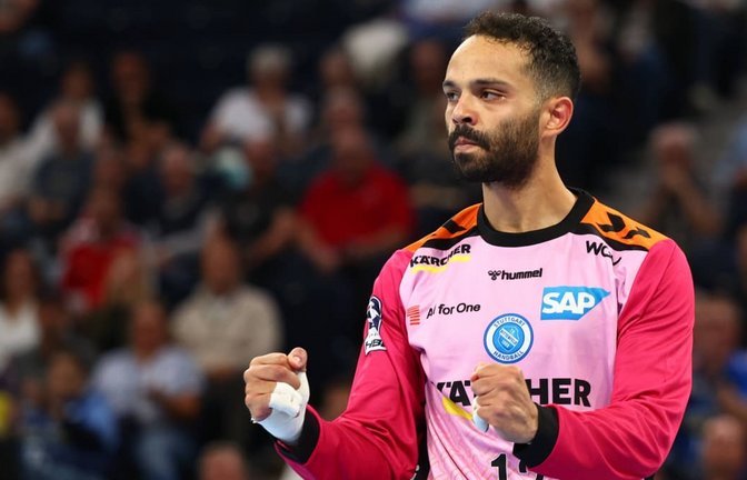 Überragende Leistung in Balingen: TVB-Torhüter Mohamed El-Tayar.<span class='image-autor'>IMAGO/Thorge Huter</span>