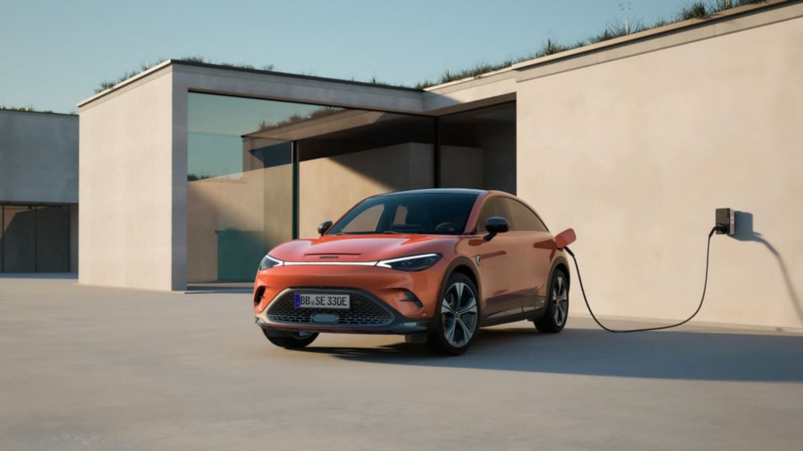 Gute Aerodynamik – wie hier beim smart #3 – sorgt für hohe Energieeffizienz. Aber auch Batterietechnologie und Fahrweise spielen eine Rolle.smart Gute Aerodynamik – wie hier beim smart #3 – sorgt für hohe Energieeffizienz. Aber auch Batterietechnologie und Fahrweise spielen eine Rolle.smart