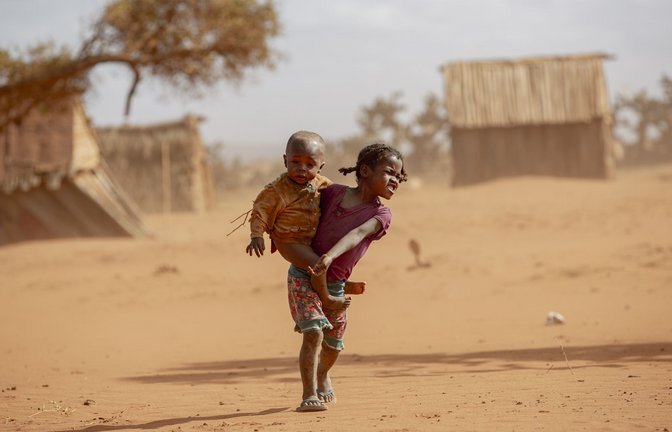 Die Menschen Afrikas leiden unter den Folgen der Klimakrise.<span class='image-autor'>Foto: dpa/WFP/Tsiory Andriantsoarana</span>