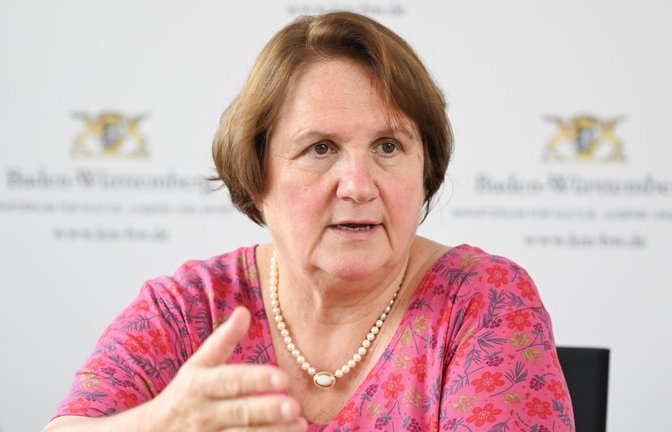 Kultusministerin Theresa Schopper (Grüne) sagte, sie sei selbst über den Datenfehler schockiert.<span class='image-autor'>Foto: dpa</span>