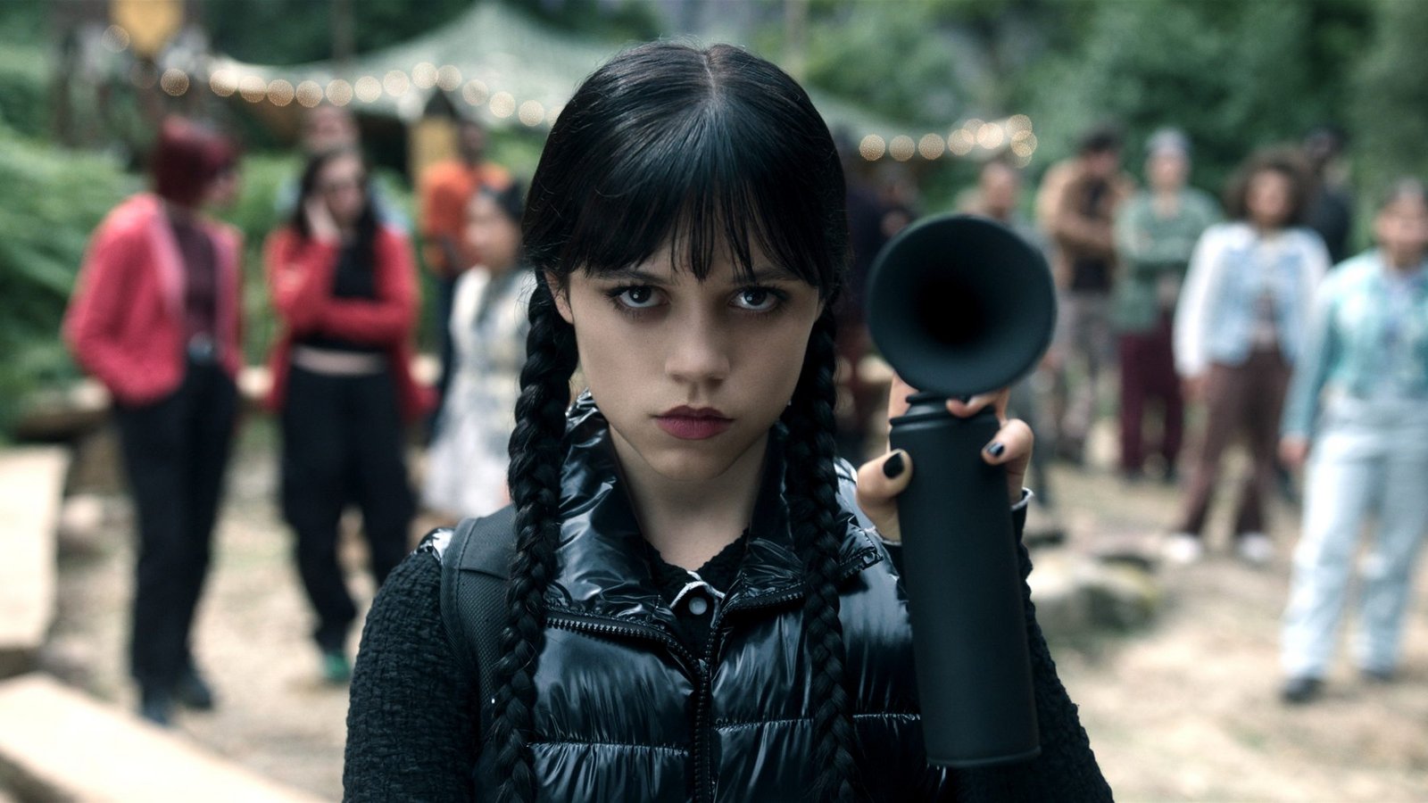 Jenna Ortega als „Wednesday Addams“.Foto: 2025 Netflix, Inc. Jenna Ortega als „Wednesday Addams“.Foto: 2025 Netflix, Inc.