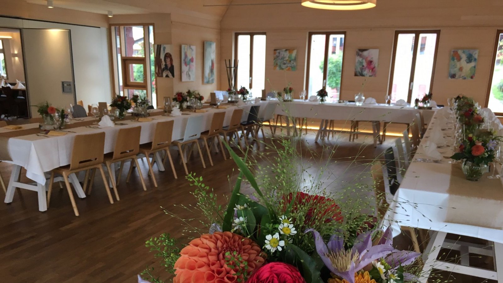 Im Nebenhaus gibt es einen Saal für größere Feiern.Foto: Restaurant Schwanen/Söylemez