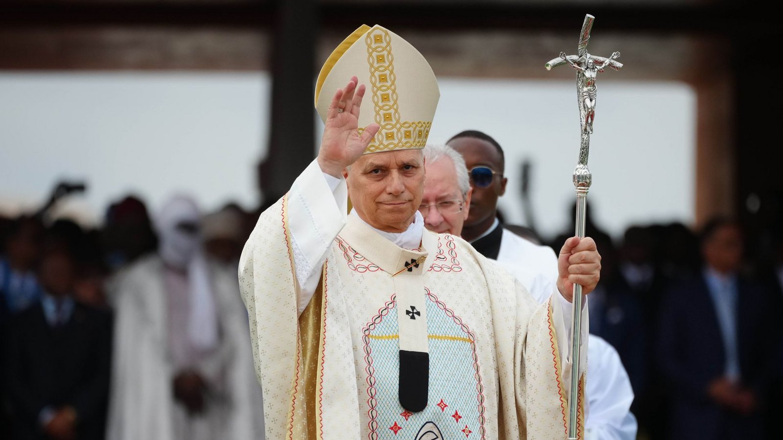 Leo XIV. bemüht sich um Klarstellung nach Wortgefecht mit Trump.Foto: Andrew Medichini/AP/dpa