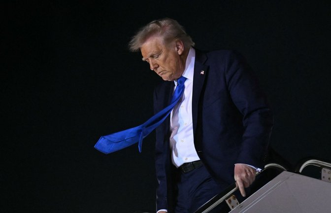 Donald Trump plant eine Militärparade.<span class='image-autor'>Foto: SAUL LOEB/AFP/SAUL LOEB</span>