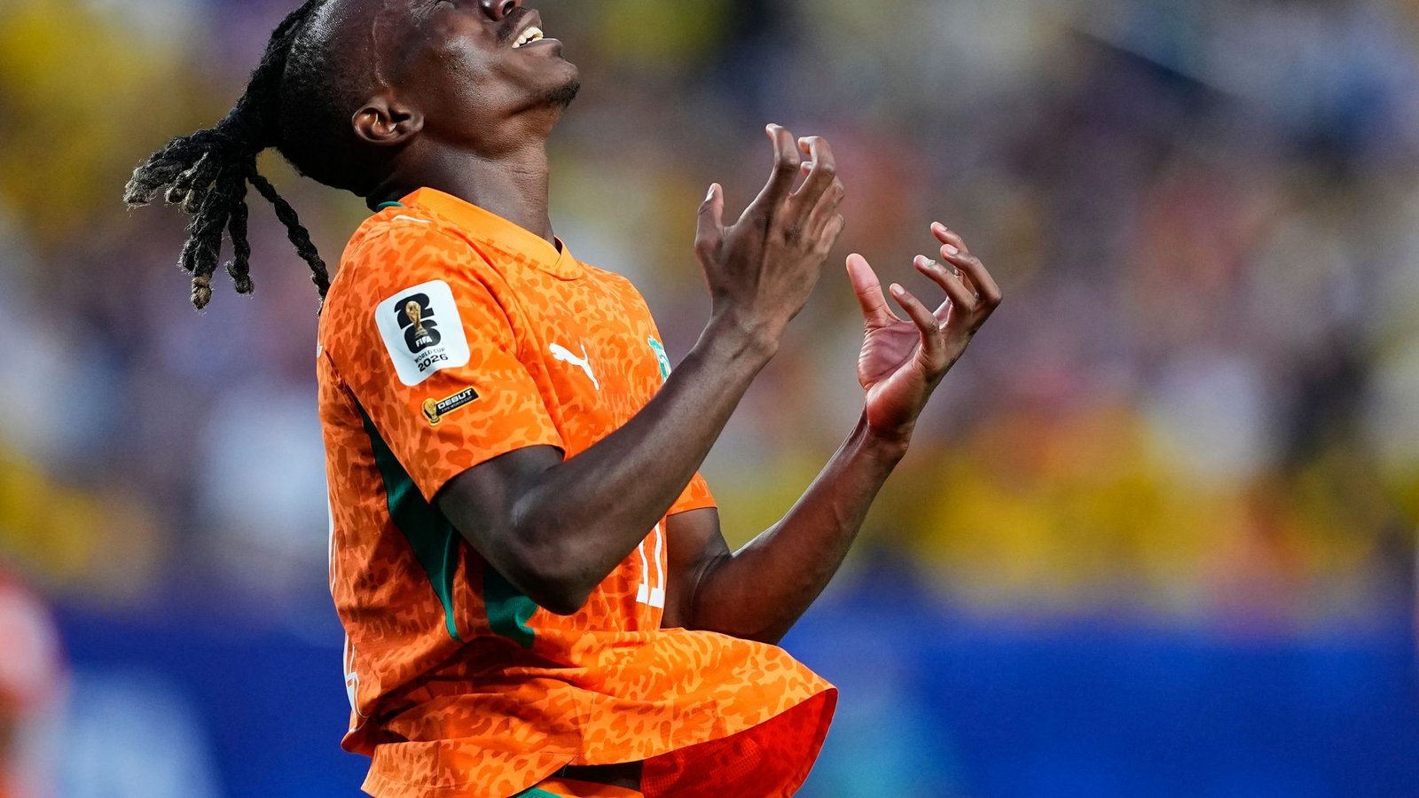 Der Bundesliga-Star im Team der Elfenbeinküste, den es zu stoppen gibt: Yan Diomande.Foto: Petr David Josek/AP/dpa Der Bundesliga-Star im Team der Elfenbeinküste, den es zu stoppen gibt: Yan Diomande.Foto: Petr David Josek/AP/dpa