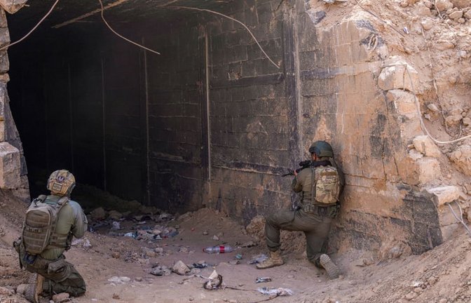 Terrortunnel im Gazastreifen: Der israelische Polizeiminister Itamar Ben-Gvir hat Dutzende gezielte Tötungen von Palästinensern im Gazastreifen gefordert&nbsp;– jede Nacht. Nicht bei allen internationalen Unterstützern Israels kommt das gut an.<span class='image-autor'>Ilia Yefimovich/dpa</span>