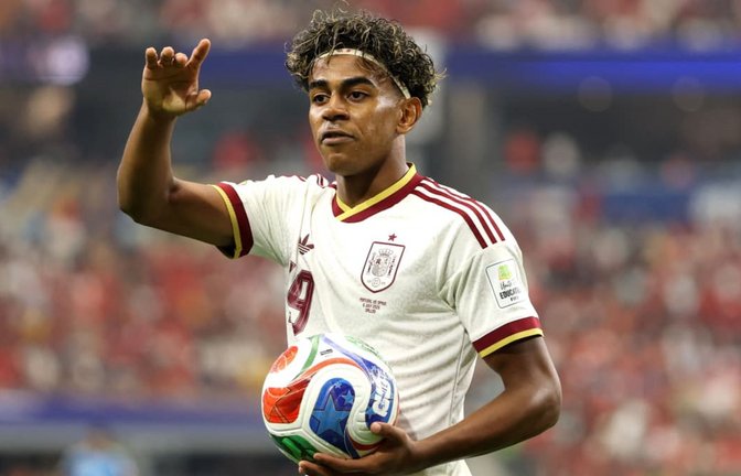 Spanien trifft im Viertelfinale bei der WM 2026 auf Belgien.<span class='image-autor'>MOLLY DARLINGTON/afp</span>