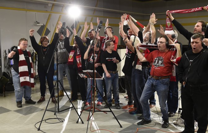 Die Brenz Band im Tonstudio Bauer.  <span class='image-autor'>Foto: Reiner Pfisterer</span>