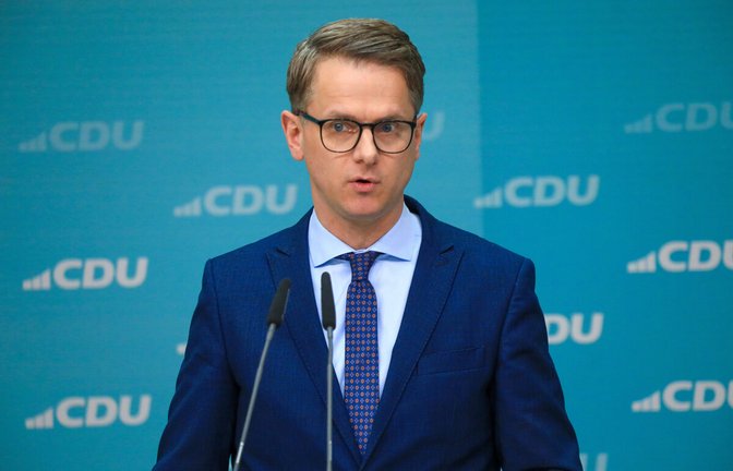 Carsten Linnemann (CDU) will entgegen aller Spekulationen in der künftigen Regierung keinen Ministerposten.<span class='image-autor'>Foto: imago//Matthias Gränzdörfer</span>