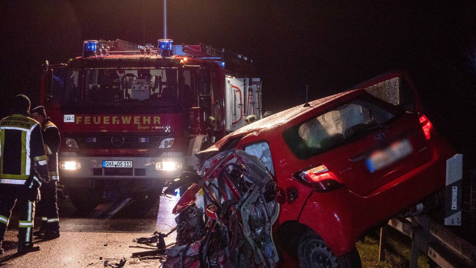 Ein Unfallbeteiligter starb, der andere wurde schwer verletzt.Foto: 7aktuell.de/Alexander Hald/7aktuell.de | Alexander Hald Ein Unfallbeteiligter starb, der andere wurde schwer verletzt.Foto: 7aktuell.de/Alexander Hald/7aktuell.de | Alexander Hald