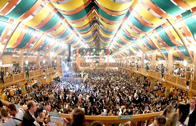 Pulsierend und dröhnend: So feiern die Gäste  der Wiesn am liebsten.<span class='image-autor'>Foto: dpa/Felix Hörhager</span>