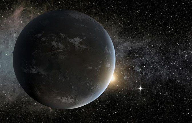 Der Planet kreist in 48,5 Lichtjahren Entfernung von deErde um den Stern LHS 3844. Er ist felsiger Planet und rund ein rund ein Drittel größer als die Erde.<span class='image-autor'>Foto:  </span>