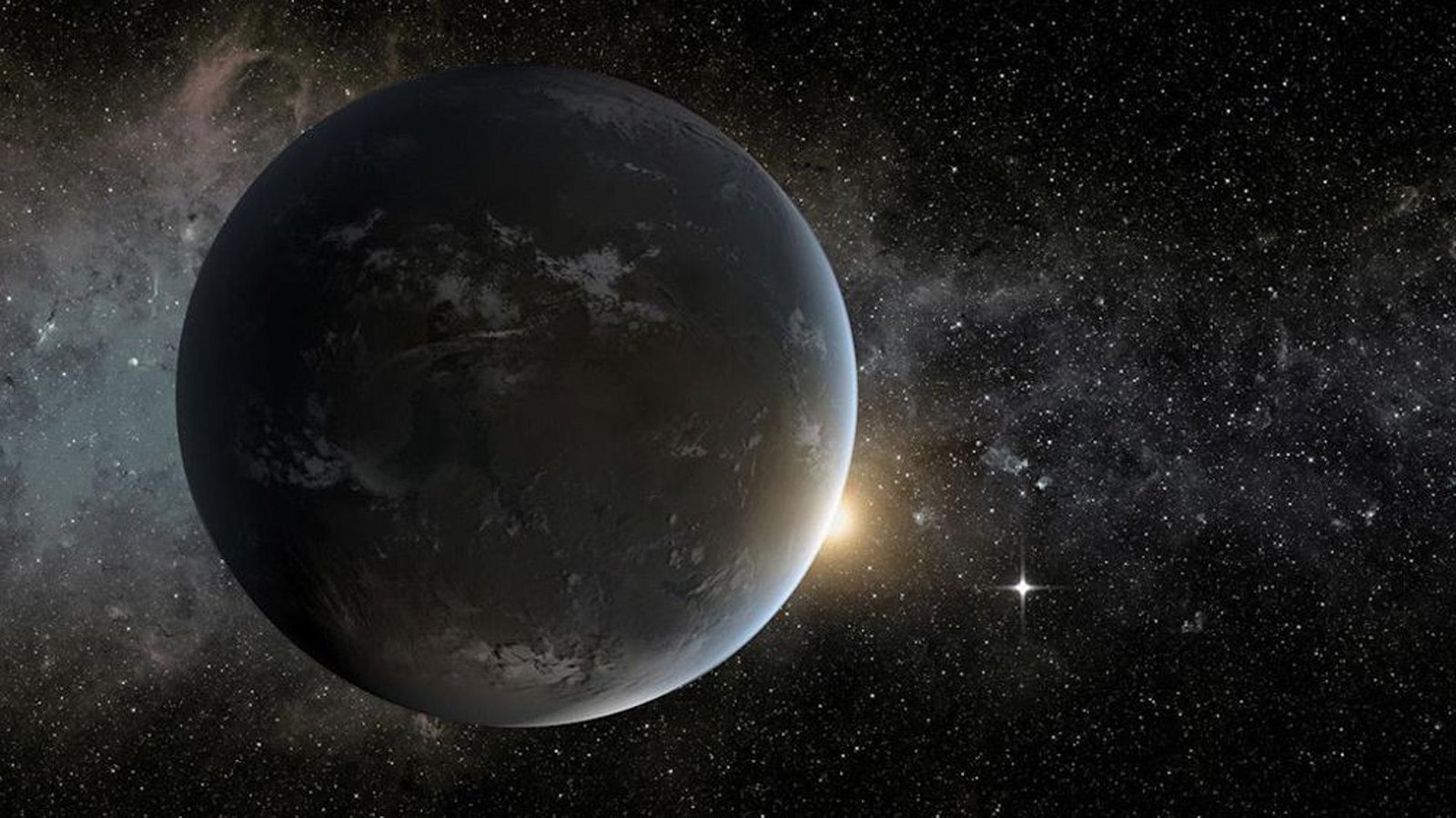 Der Planet kreist in 48,5 Lichtjahren Entfernung von deErde um den Stern LHS 3844. Er ist felsiger Planet und rund ein rund ein Drittel größer als die Erde.Foto:  