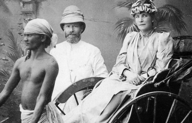 Eine Weltordnung, die Europäer bewusst verbreiteten: Schwarze, die weißen Herrschaften dienen.<span class='image-autor'>Foto: Marchivum</span>