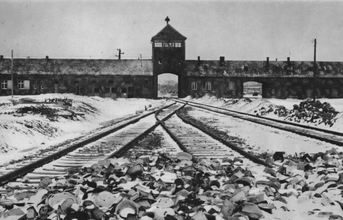 In Zügen wurden Menschen ins Konzentrationslager Auschwitz gebracht und dort ermordet.<span class='image-autor'>Foto: Wiener Library File/dpa</span>