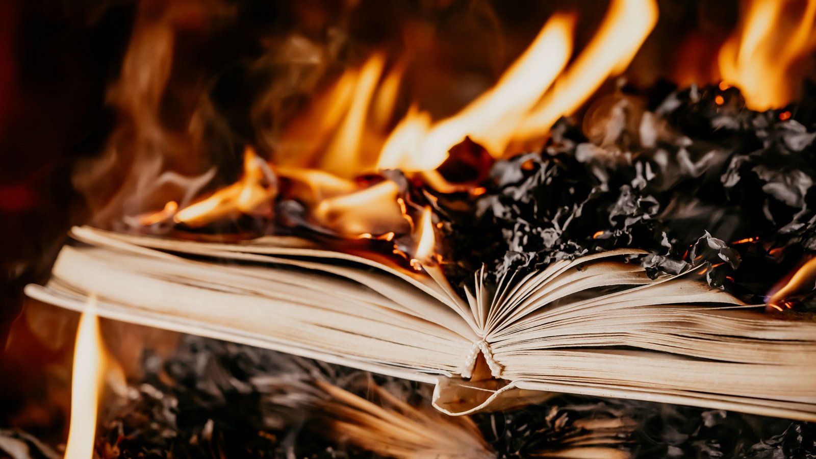 Bücherverbrennungen? Bücherverbote? Sind das nicht Begriffe aus alten, dunklen Zeiten?Foto: Imago/Pond5 Images
