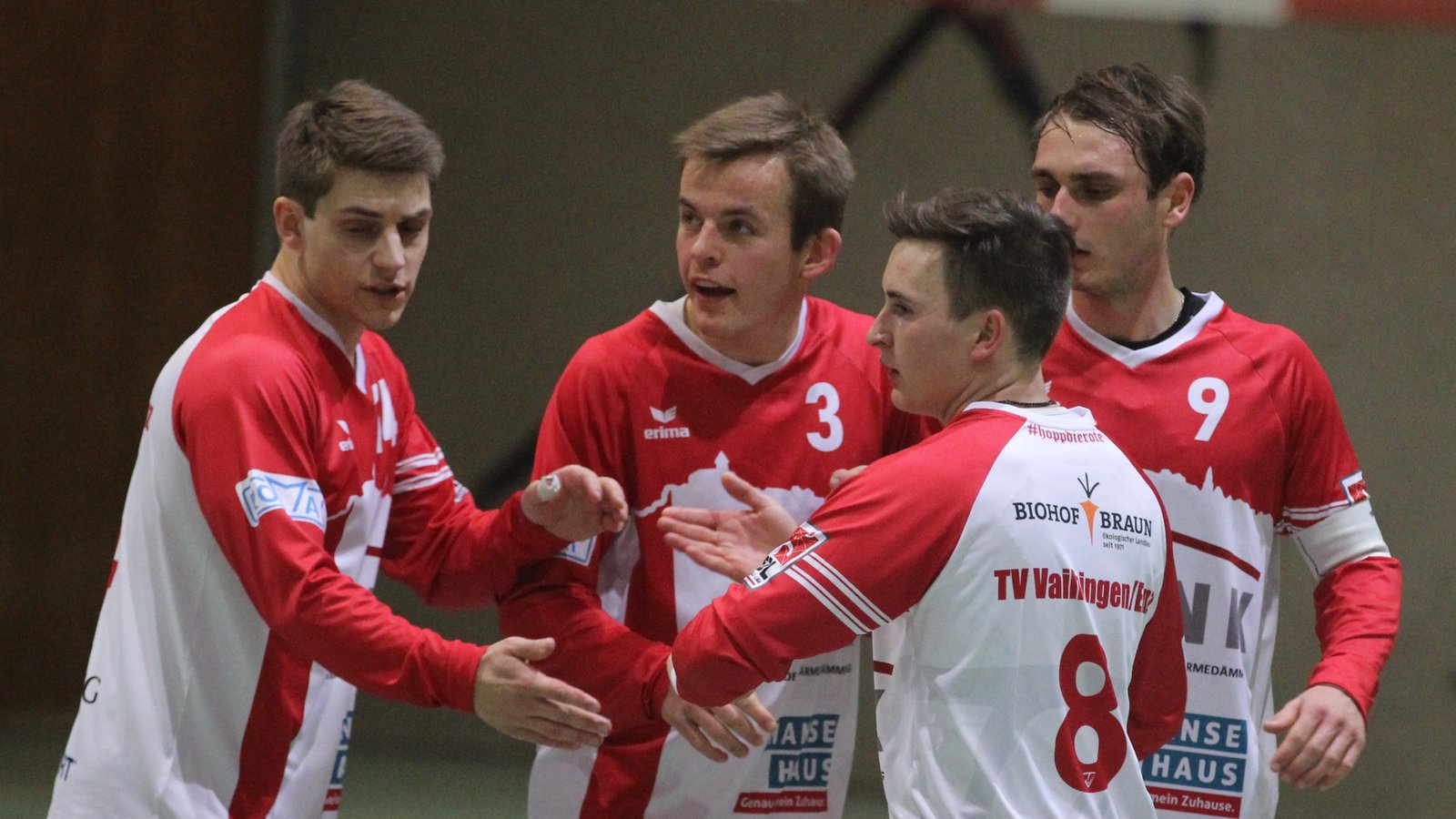 Die TVV-Faustballer Jakob Kilpper, Nils Hantke, Jacob Jungclaussen und Jaro Jungclaussen (von links) fiebern der ersten DM-Endrunde mit dem TV Vaihingen entgegen. Foto: Nachreiner Die TVV-Faustballer Jakob Kilpper, Nils Hantke, Jacob Jungclaussen und Jaro Jungclaussen (von links) fiebern der ersten DM-Endrunde mit dem TV Vaihingen entgegen. Foto: Nachreiner