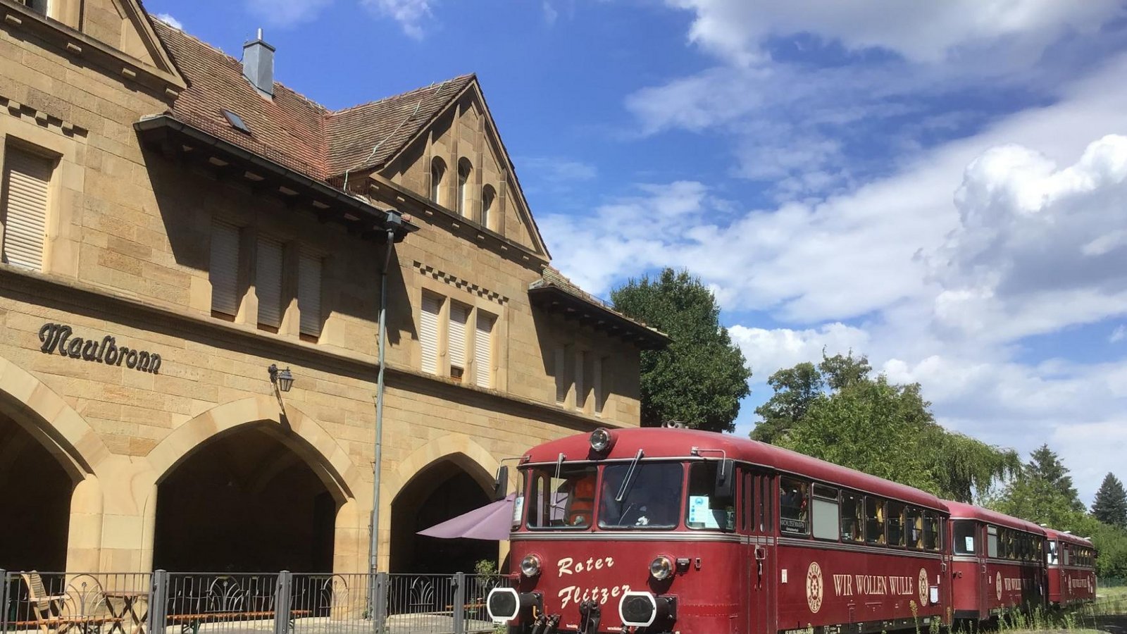 Der Kloster-Flitzer in Maulbronn. Foto: Lieb Der Kloster-Flitzer in Maulbronn. Foto: Lieb