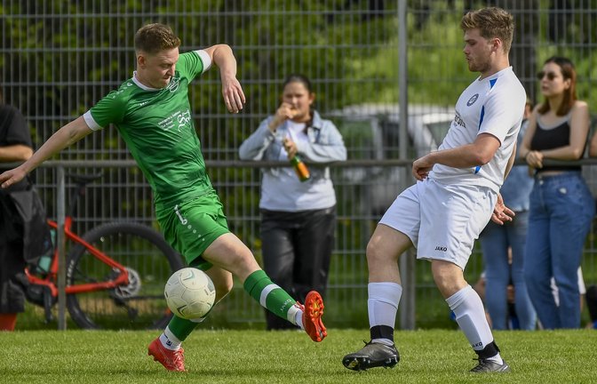 Justin Trostel (links) hat mit dem TSV Kleinglattbach etwas gutzumachen. <span class='image-autor'>Foto: Leitner</span>