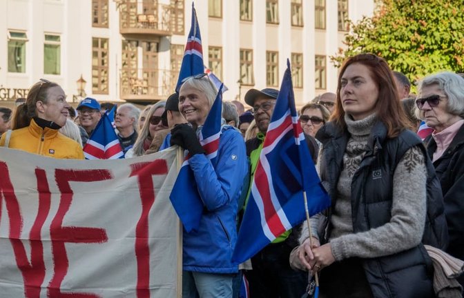 Die EU-Gegner gewinnen: Island bleibt außerhalb der EU.<span class='image-autor'>Marco Di Marco/AP/dpa</span>