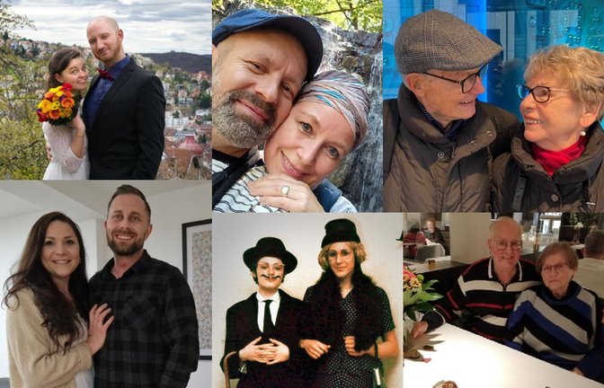 Paare aus der Region damals und heute: die Liebe besteht.<span class='image-autor'>Foto: StZ/privat</span>