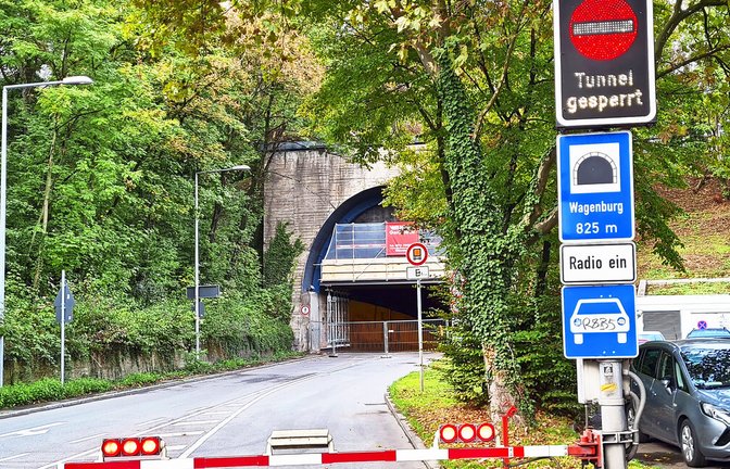 Ab 31. Juli wird der Wagenburgtunnel einen Monat lang gesperrt.<span class='image-autor'>Foto: Sebastian Steegmüller</span>