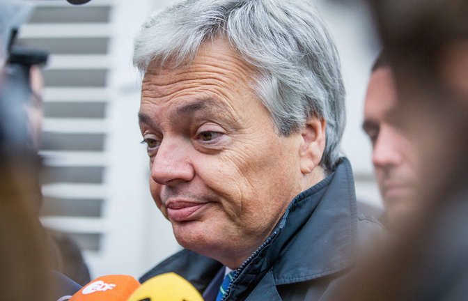 Der belgische Ex-EU-Kommissar Reynders schweigt zu den Vorwürfen der Geldwäsche.<span class='image-autor'>Foto: dpa/Stephanie Lecocq</span>
