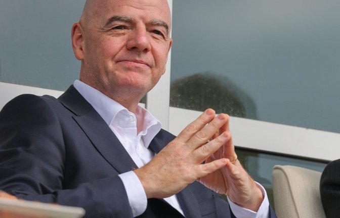 Keine Polizeieskorte für Gianni Infantino in Vancouver. (Archivbild)<span class='image-autor'>Foto: Riza Ozel/AP/dpa</span>